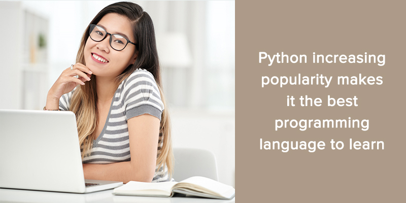 Python increasing popularity makes it the best programming language to learn