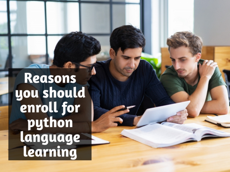 Reasons you should enroll for python language learning